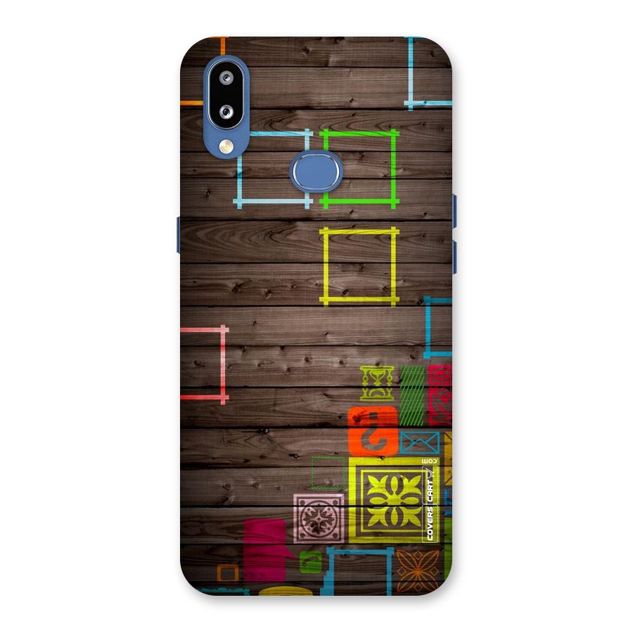 Multicolor Frame Design Back Case for Galaxy M01s
