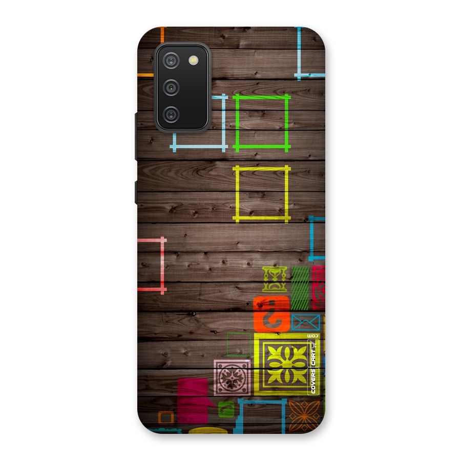 Multicolor Frame Design Back Case for Galaxy M02s