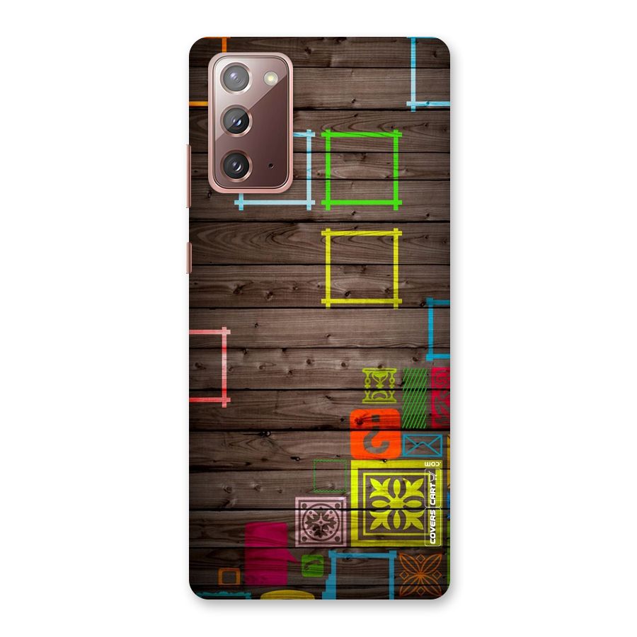 Multicolor Frame Design Back Case for Galaxy Note 20