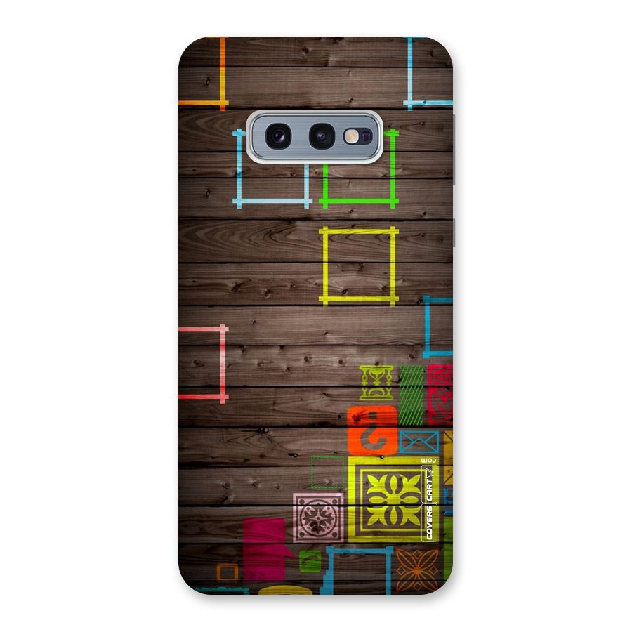 Multicolor Frame Design Back Case for Galaxy S10e