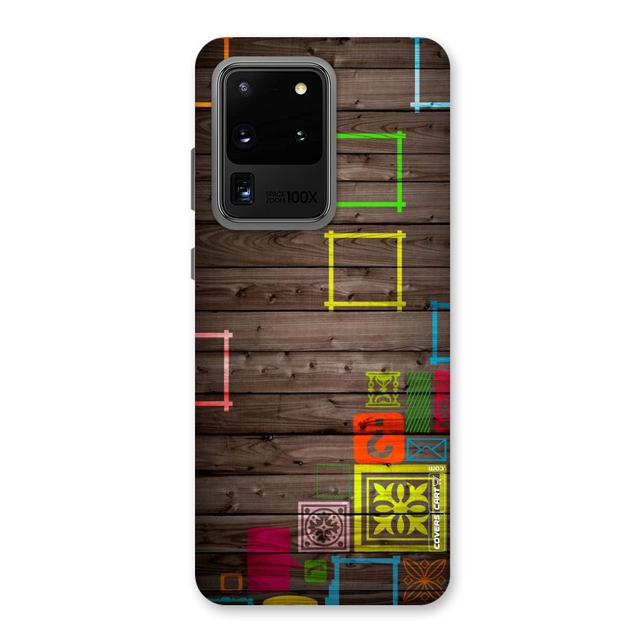 Multicolor Frame Design Back Case for Galaxy S20 Ultra