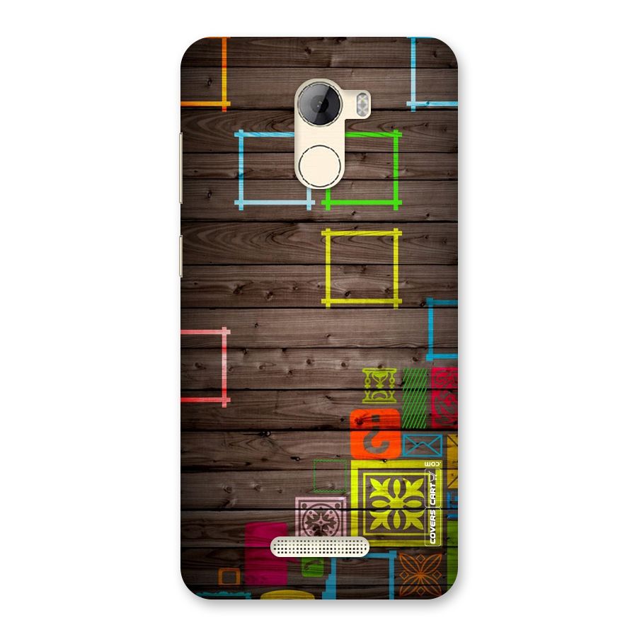 Multicolor Frame Design Back Case for Gionee A1 LIte