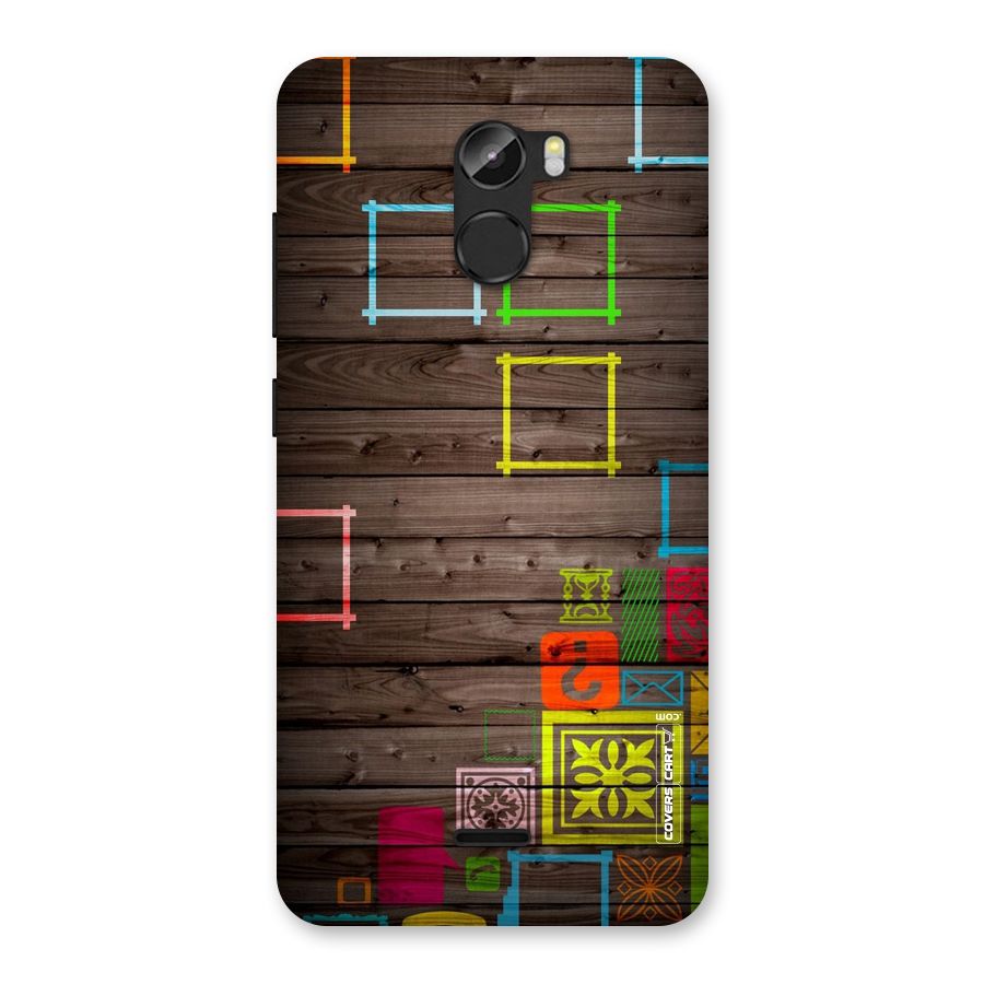Multicolor Frame Design Back Case for Gionee X1