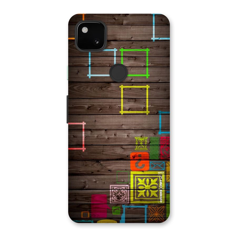 Multicolor Frame Design Back Case for Google Pixel 4a