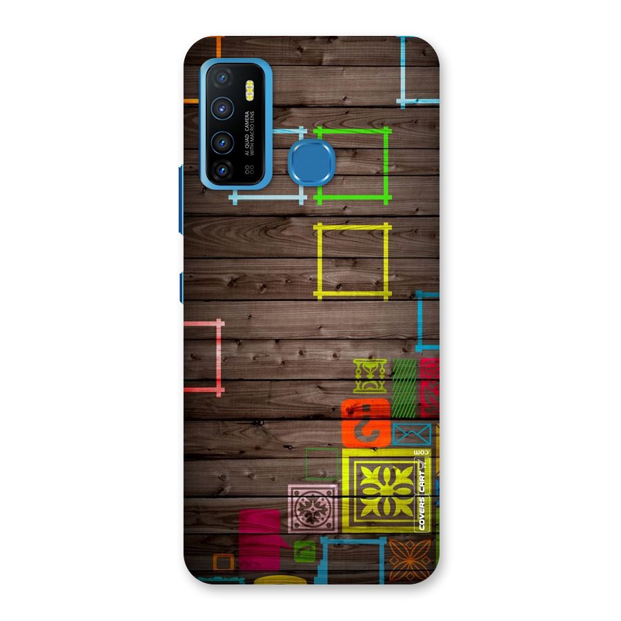 Multicolor Frame Design Back Case for Infinix Hot 9