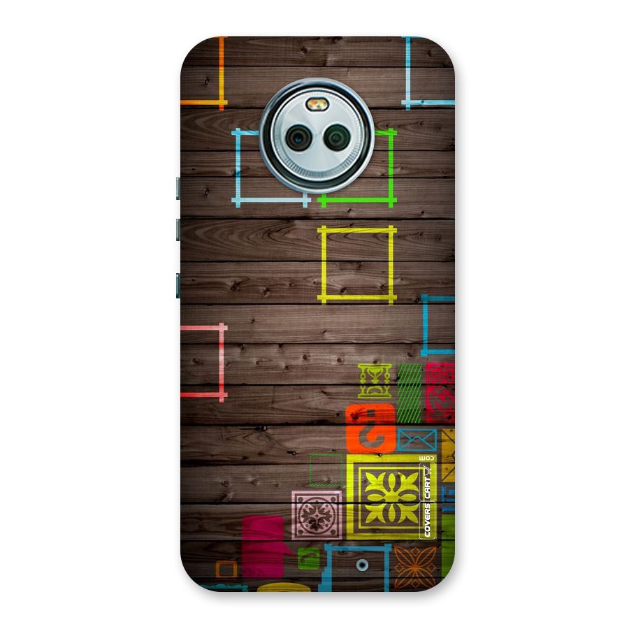 Multicolor Frame Design Back Case for Moto X4