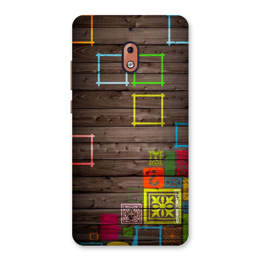 Multicolor Frame Design Back Case for Nokia 2.1