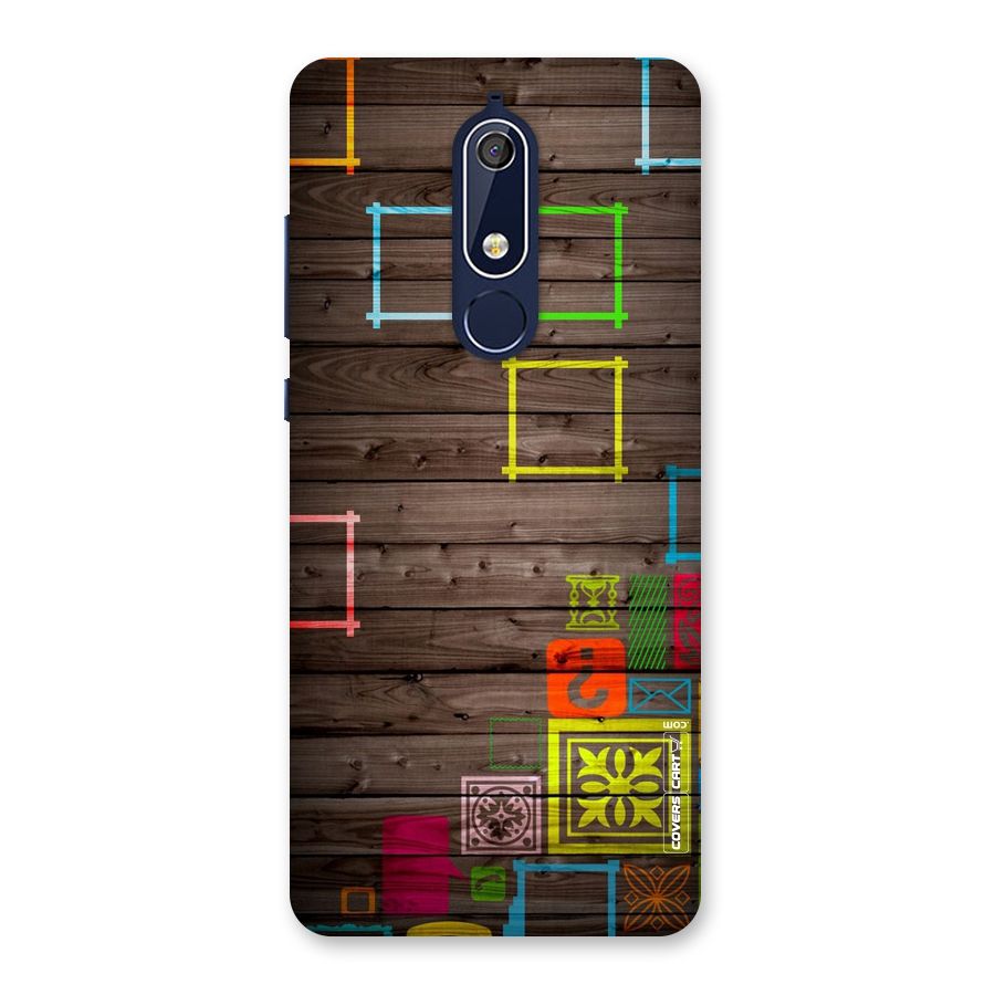 Multicolor Frame Design Back Case for Nokia 5.1