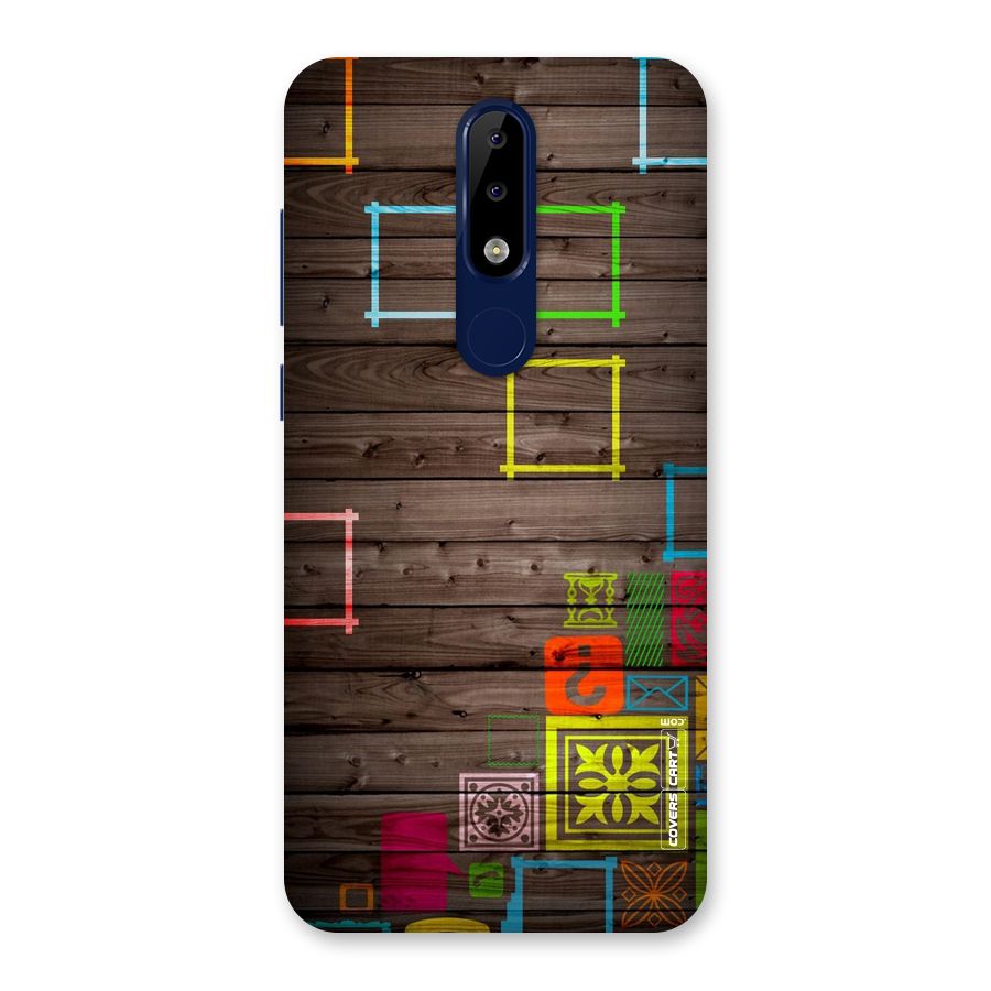 Multicolor Frame Design Back Case for Nokia 5.1 Plus