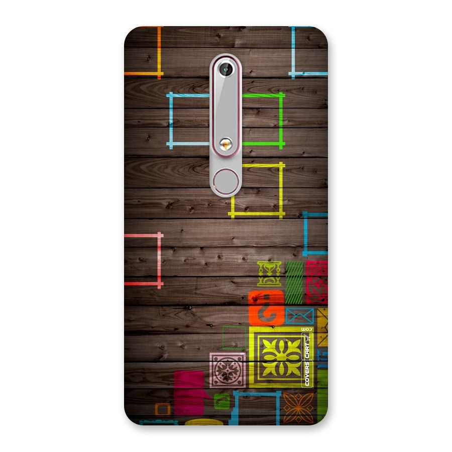 Multicolor Frame Design Back Case for Nokia 6.1