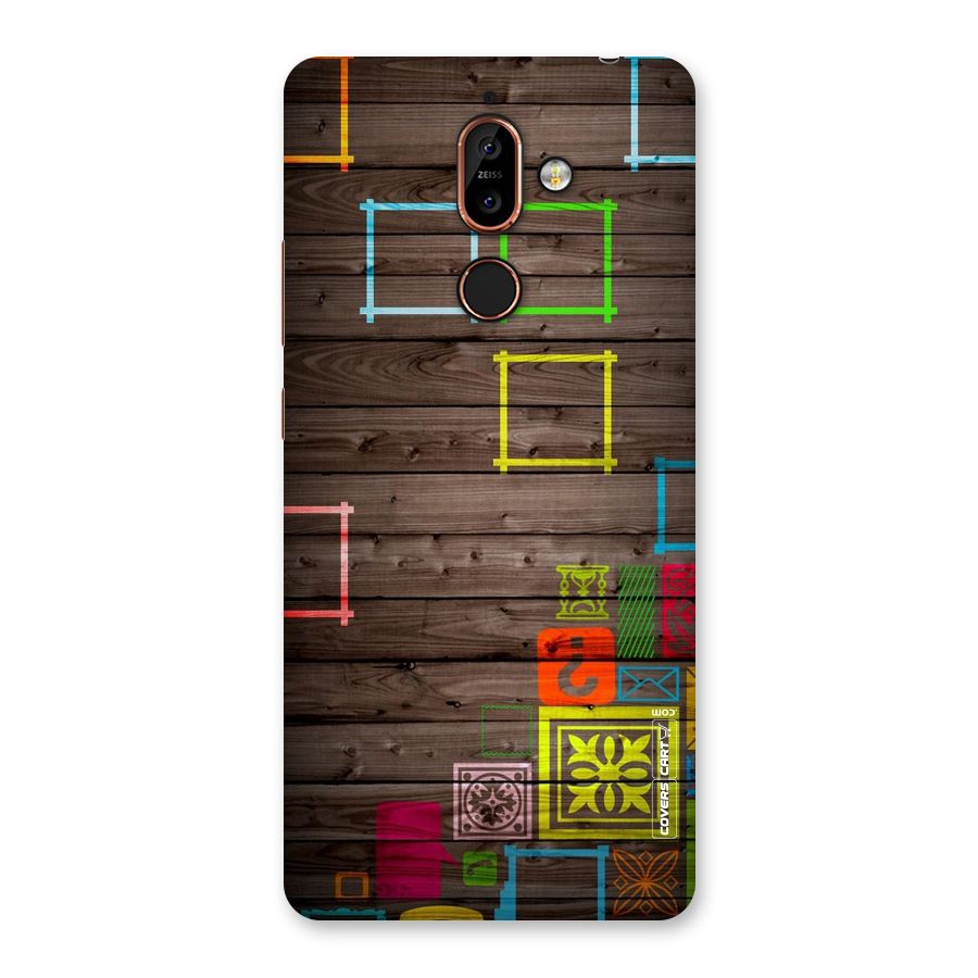 Multicolor Frame Design Back Case for Nokia 7 Plus