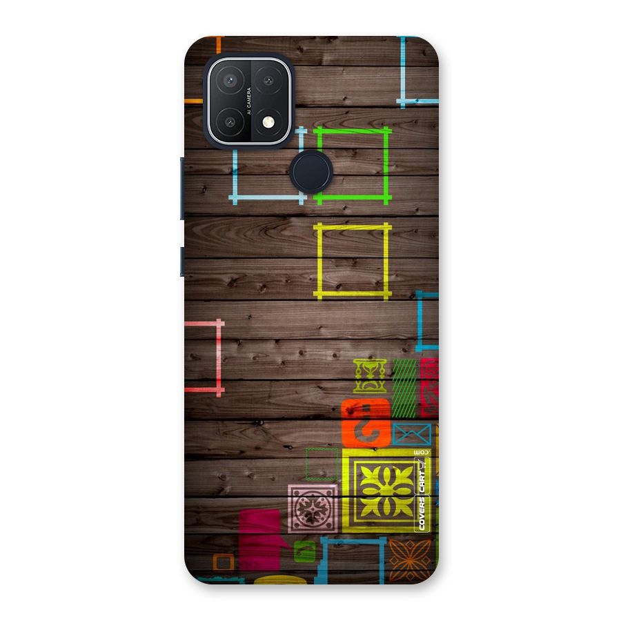 Multicolor Frame Design Back Case for Oppo A15s