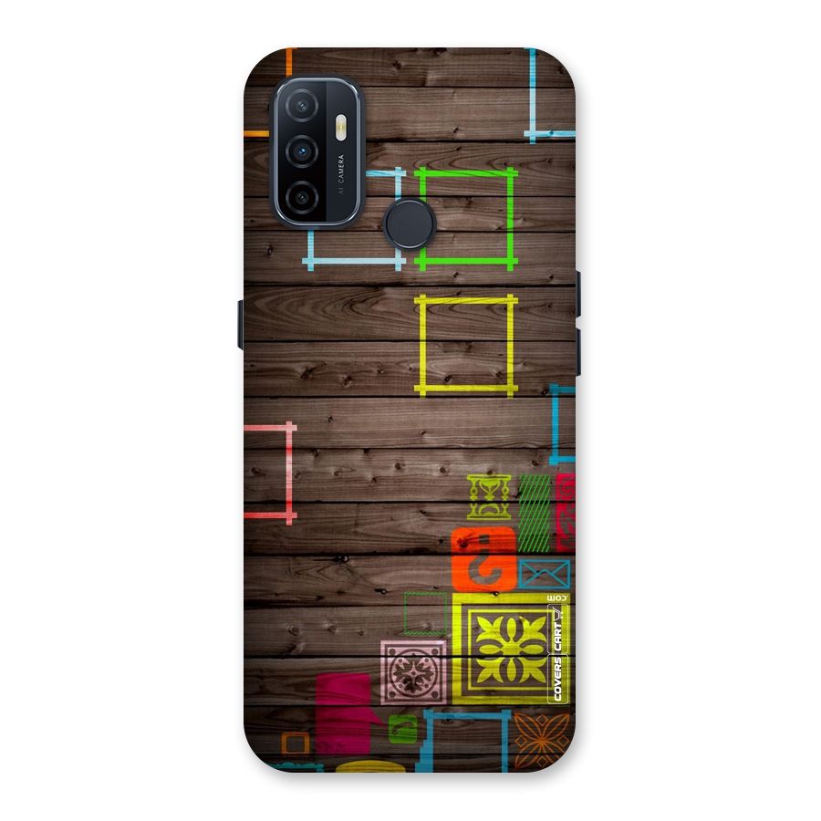 Multicolor Frame Design Back Case for Oppo A32