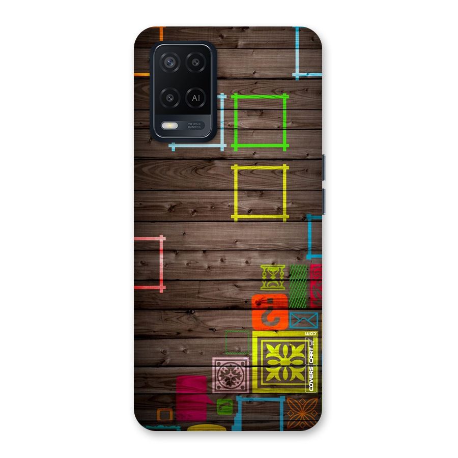 Multicolor Frame Design Back Case for Oppo A54