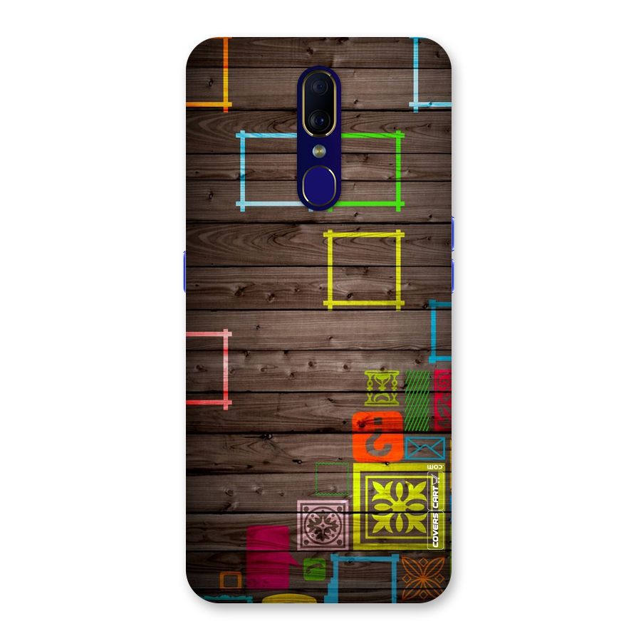 Multicolor Frame Design Back Case for Oppo F11