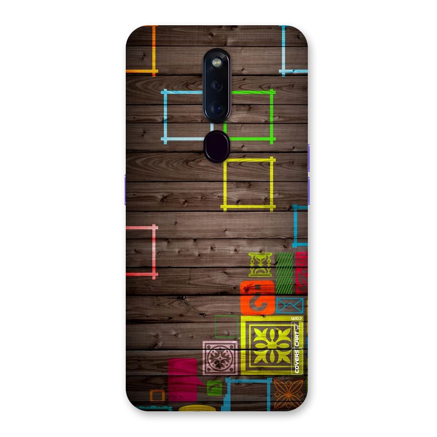 Multicolor Frame Design Back Case for Oppo F11 Pro