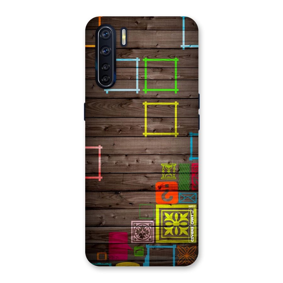 Multicolor Frame Design Back Case for Oppo F15
