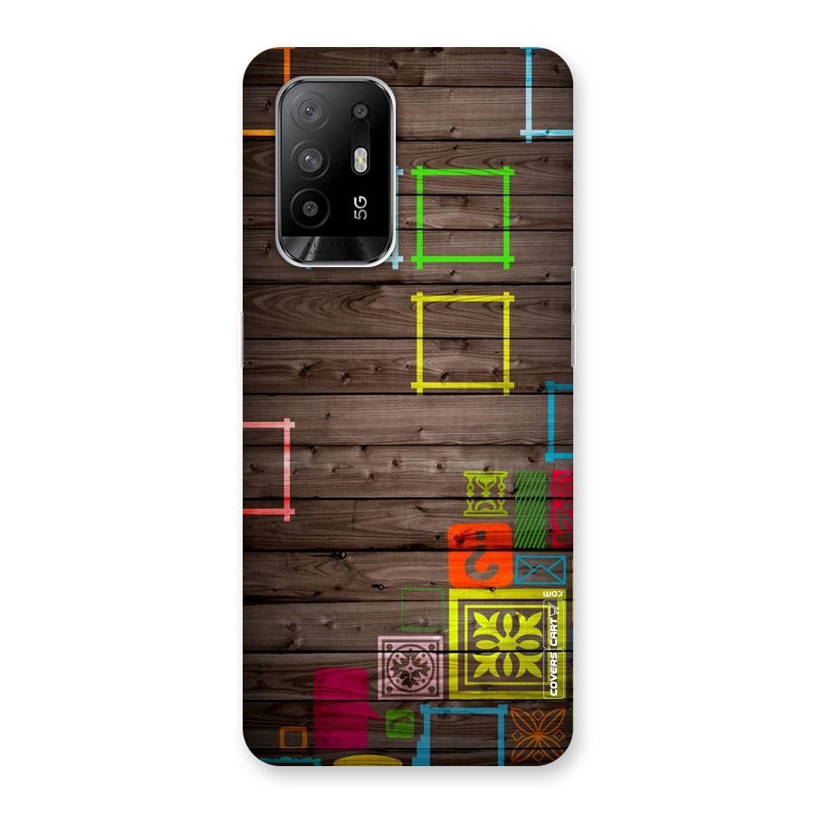 Multicolor Frame Design Back Case for Oppo F19 Pro Plus 5G