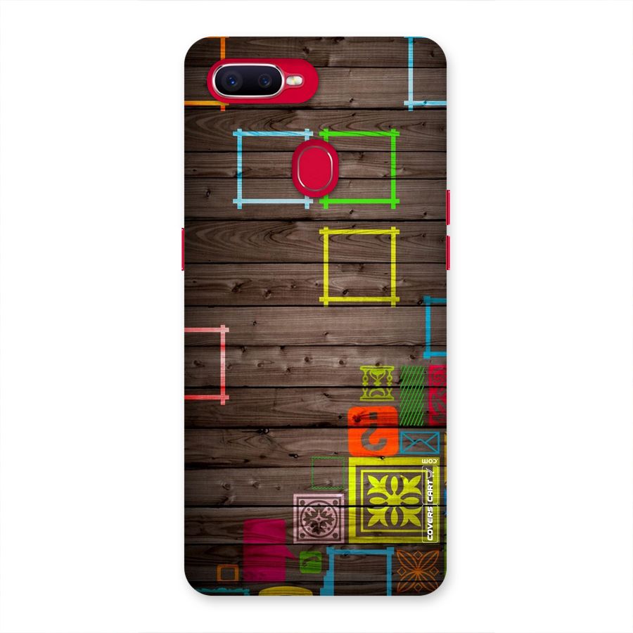 Multicolor Frame Design Back Case for Oppo F9 Pro