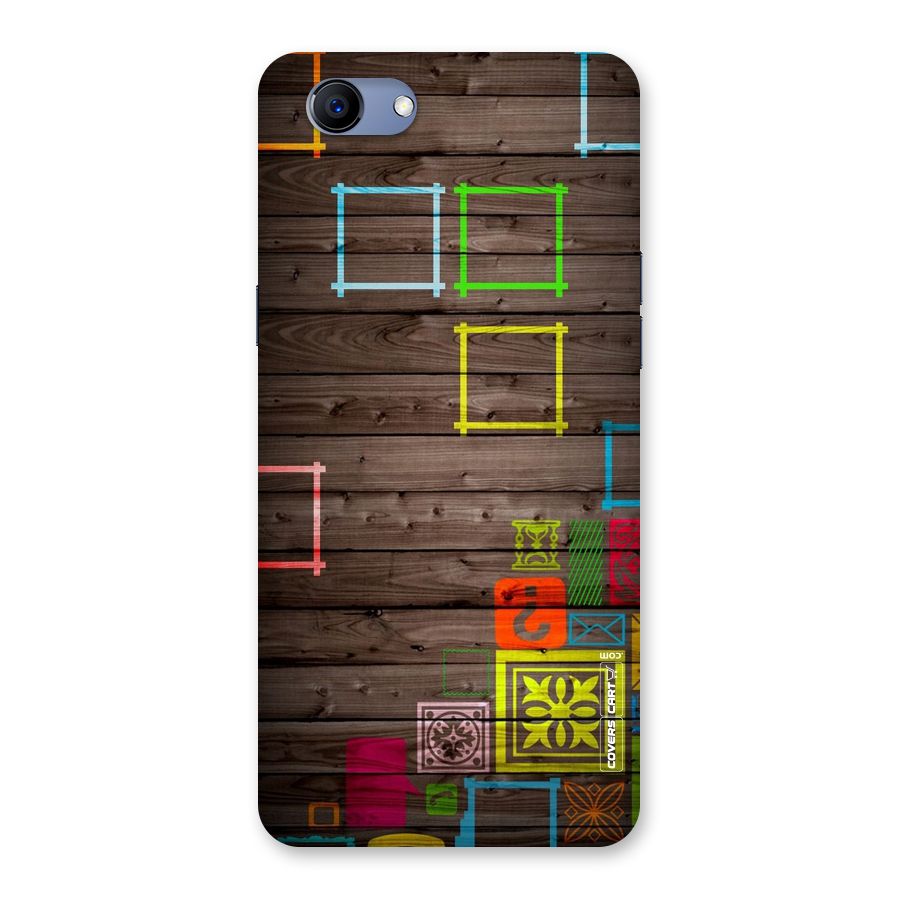 Multicolor Frame Design Back Case for Oppo Realme 1