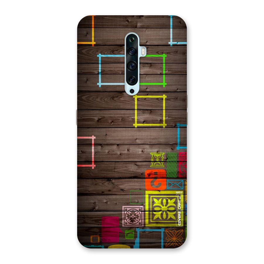Multicolor Frame Design Back Case for Oppo Reno2 F