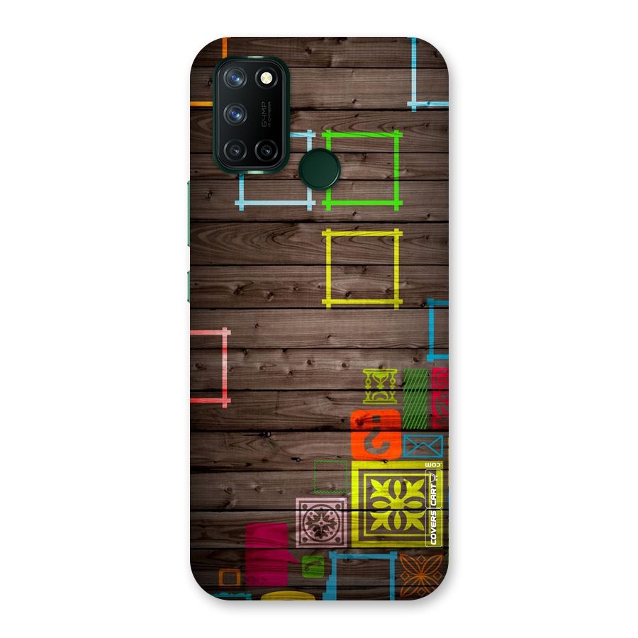 Multicolor Frame Design Back Case for Realme 7i