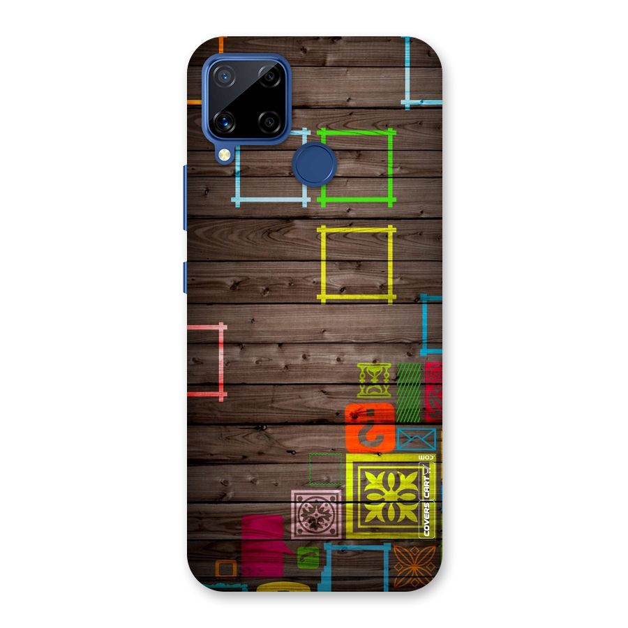 Multicolor Frame Design Back Case for Realme C12