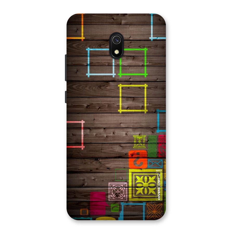 Multicolor Frame Design Back Case for Redmi 8A