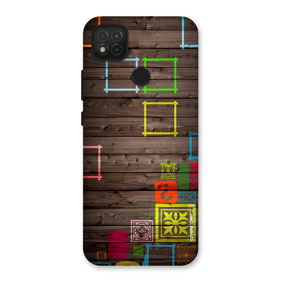 Multicolor Frame Design Back Case for Redmi 9C