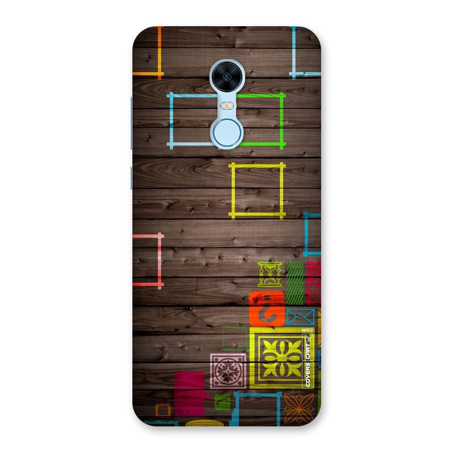 Multicolor Frame Design Back Case for Redmi Note 5