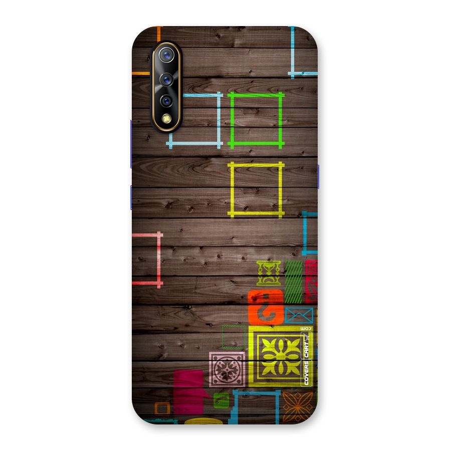 Multicolor Frame Design Back Case for Vivo S1