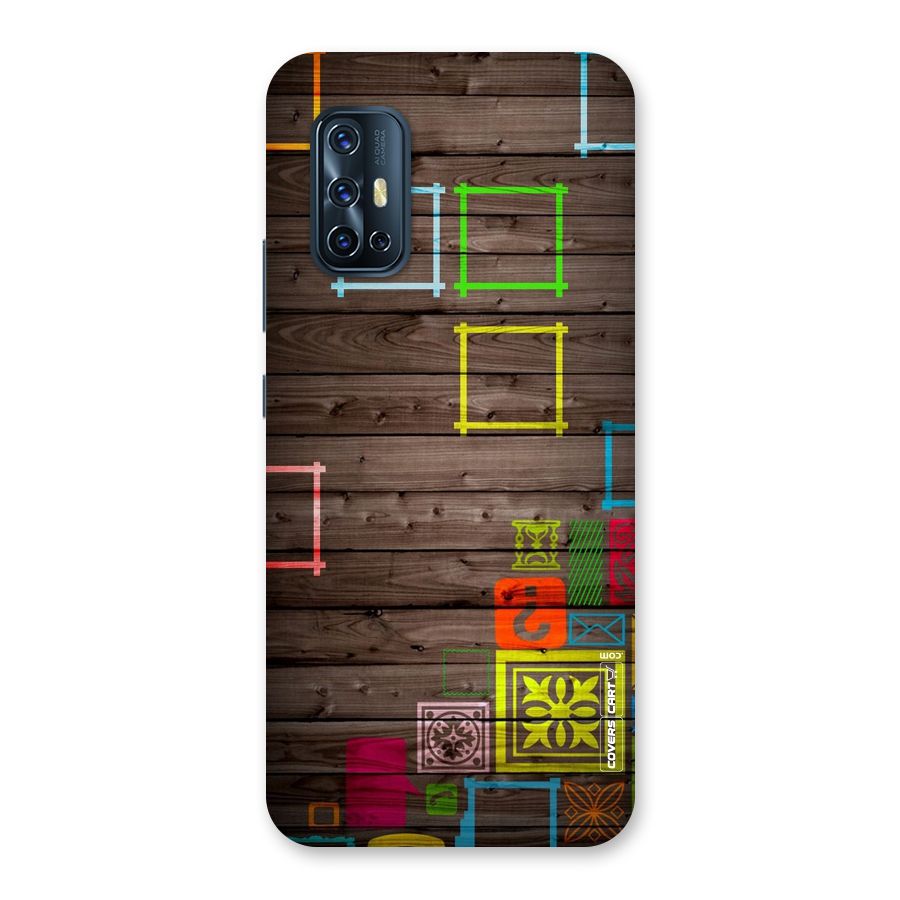 Multicolor Frame Design Back Case for Vivo V17