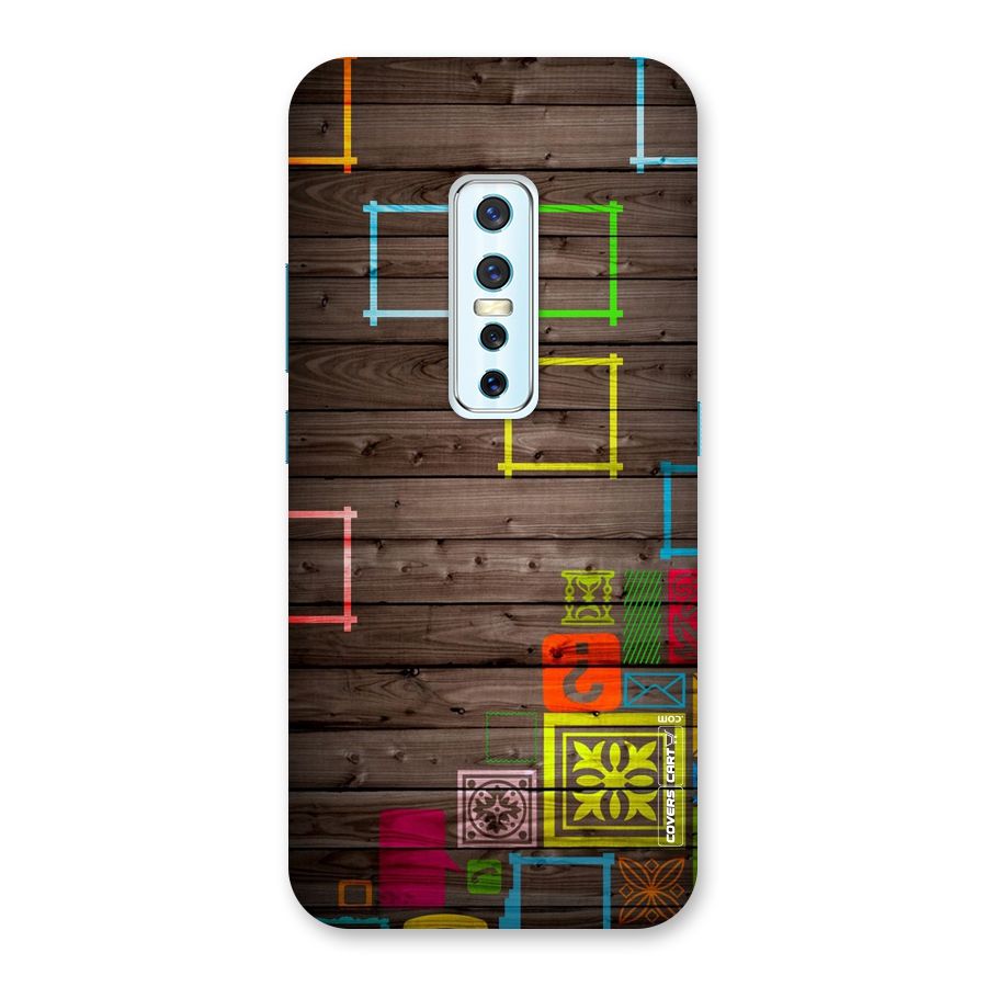 Multicolor Frame Design Back Case for Vivo V17 Pro