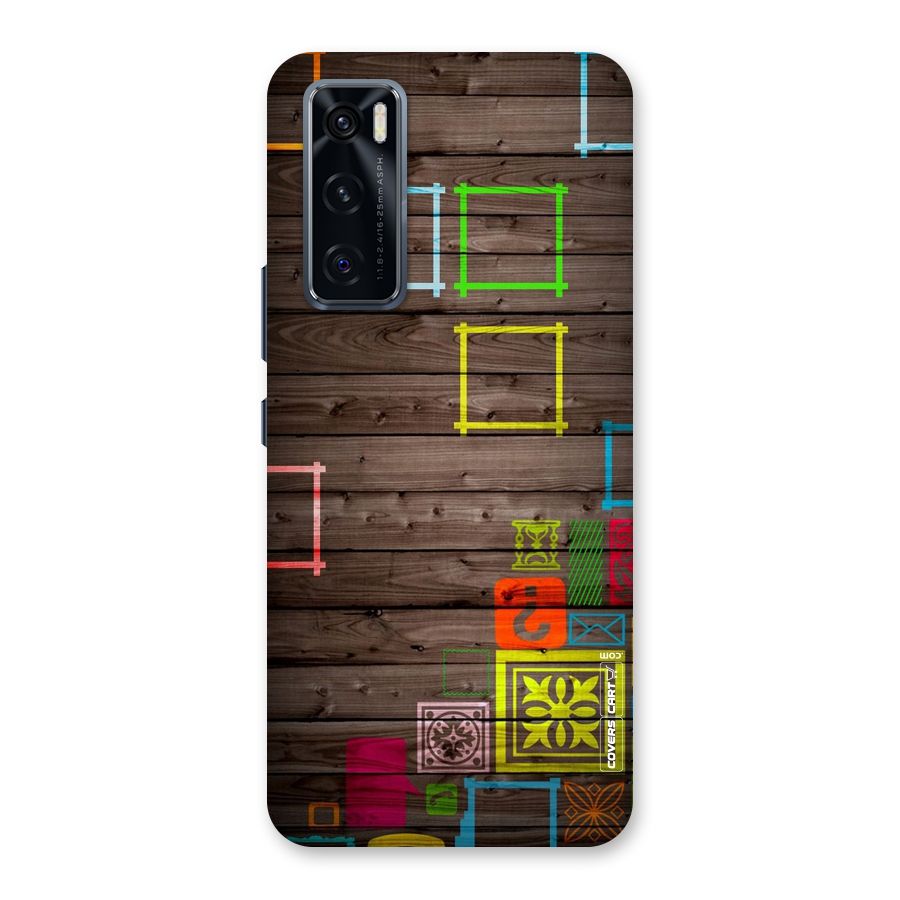 Multicolor Frame Design Back Case for Vivo V20 SE