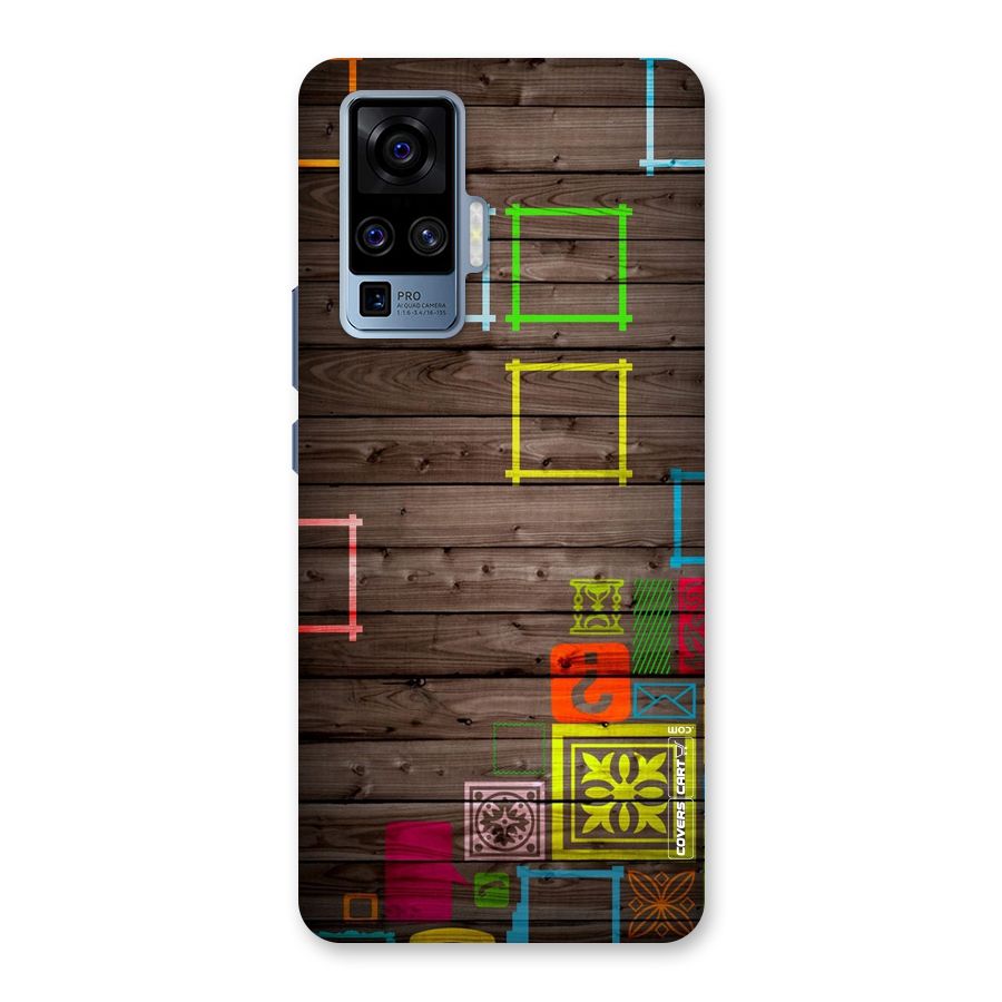 Multicolor Frame Design Back Case for Vivo X50 Pro