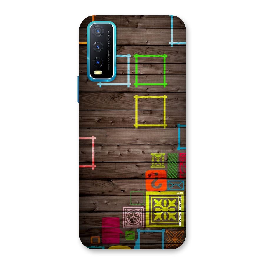 Multicolor Frame Design Back Case for Vivo Y20