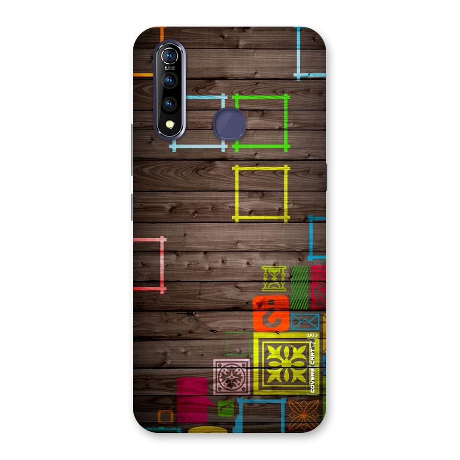 Multicolor Frame Design Back Case for Vivo Z1 Pro