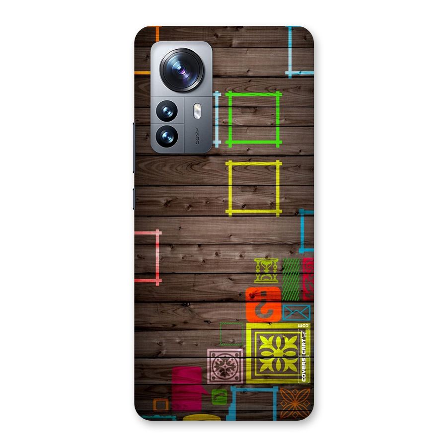 Multicolor Frame Design Back Case for Xiaomi 12 Pro