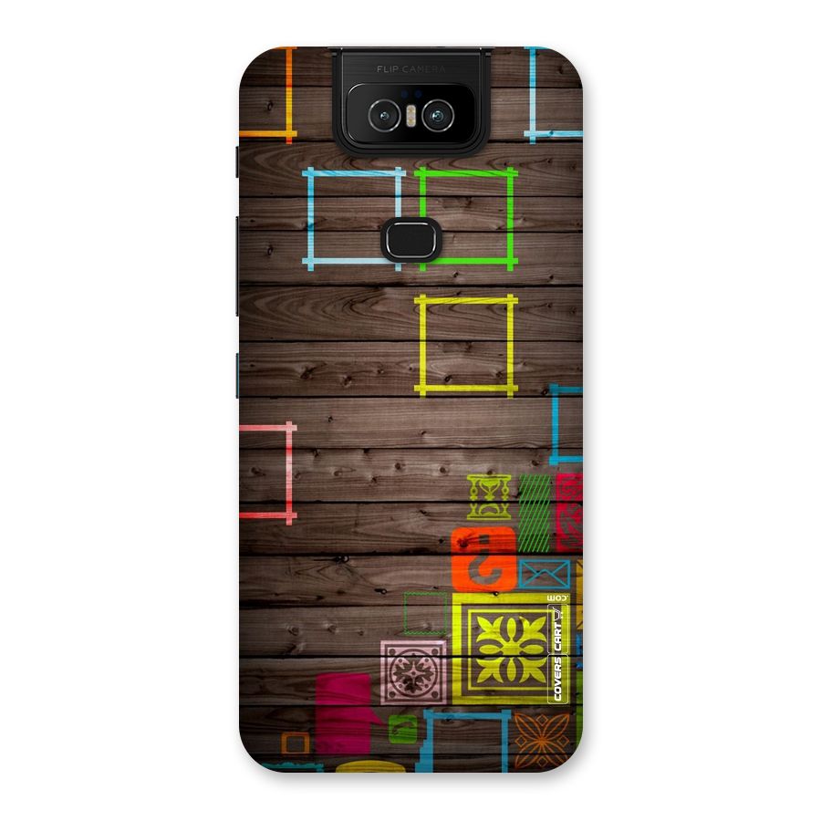 Multicolor Frame Design Back Case for Zenfone 6z