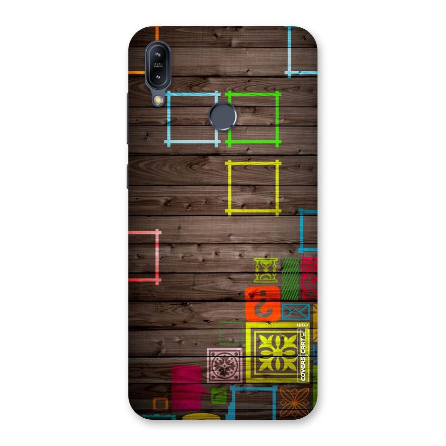 Multicolor Frame Design Back Case for Zenfone Max M2