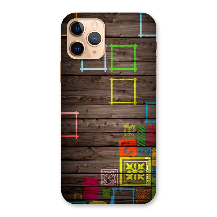 Multicolor Frame Design Back Case for iPhone 11 Pro