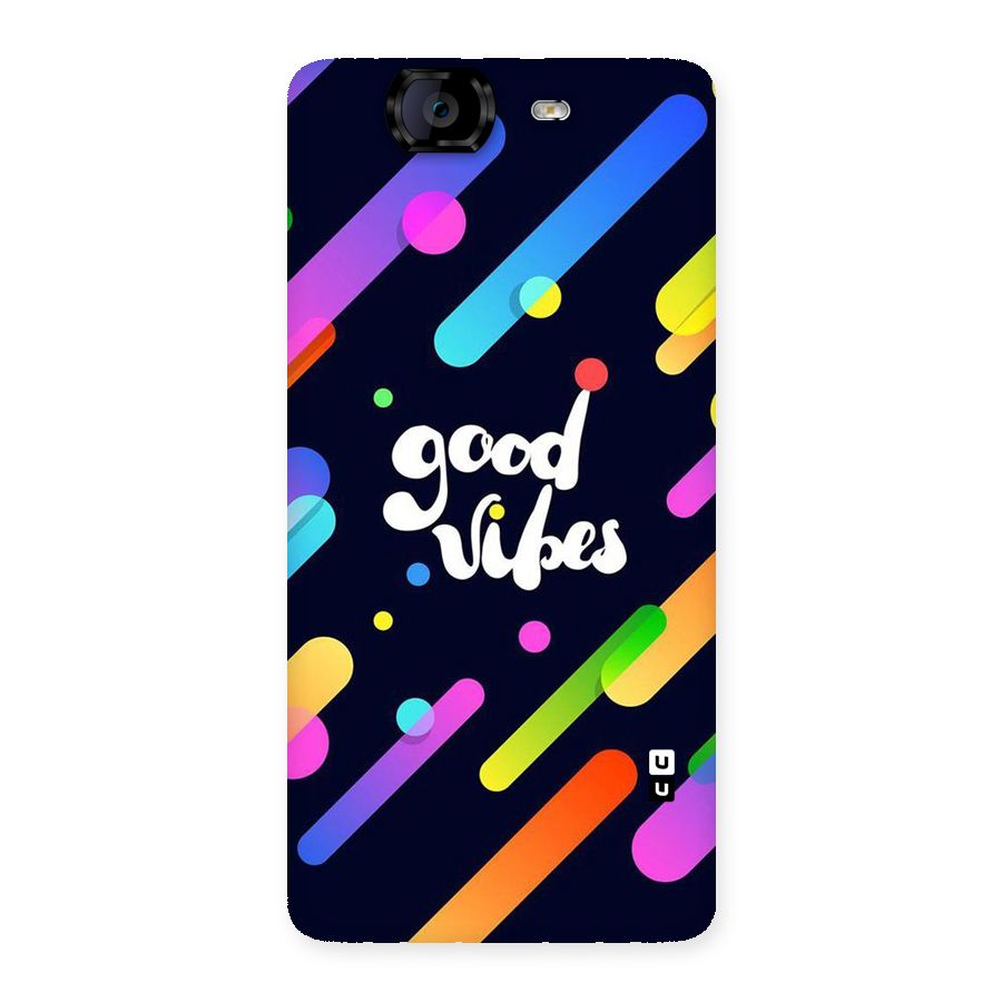 Multicolor Good Vibing Back Case for Canvas Knight A350