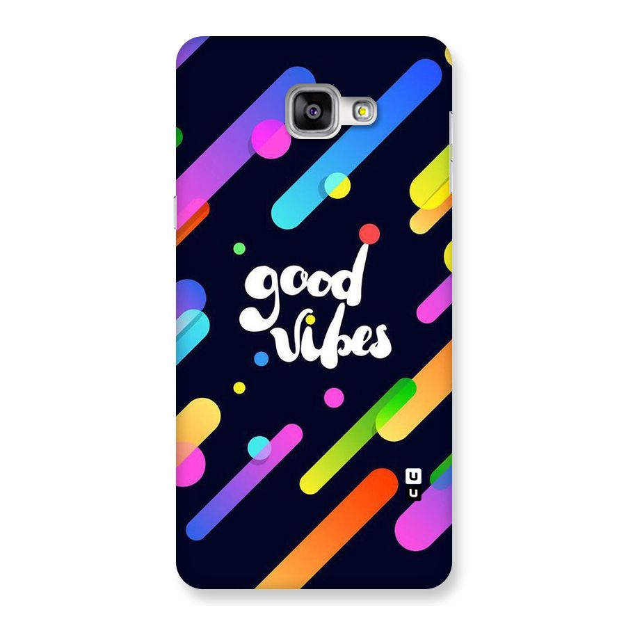 Multicolor Good Vibing Back Case for Galaxy A9