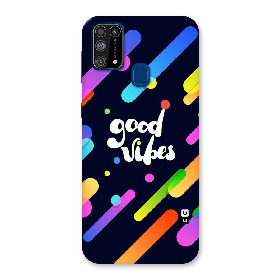Multicolor Good Vibing Back Case for Galaxy F41