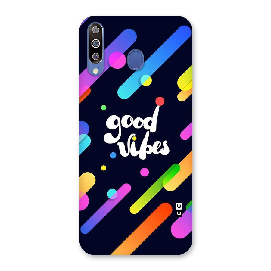 Multicolor Good Vibing Back Case for Galaxy M30