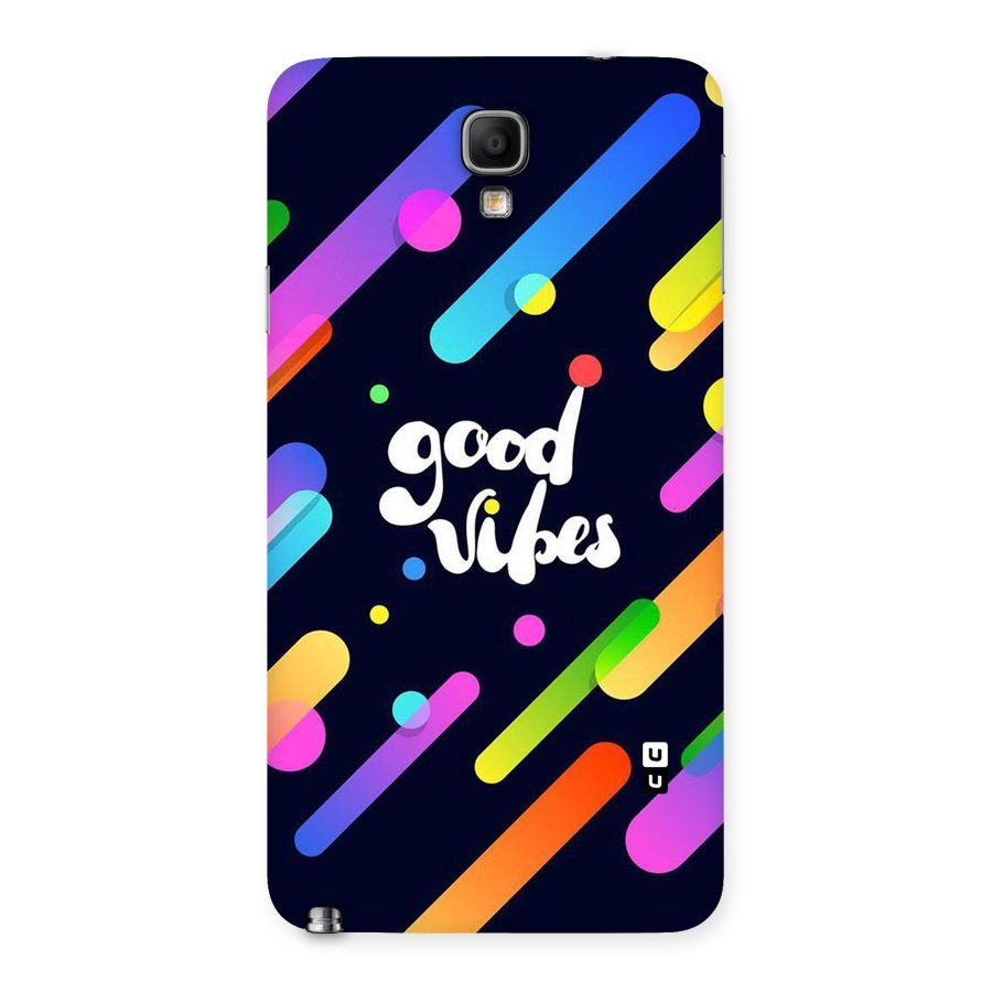 Multicolor Good Vibing Back Case for Galaxy Note 3 Neo