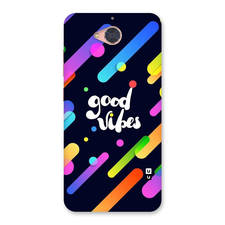 Multicolor Good Vibing Back Case for Gionee S6 Pro