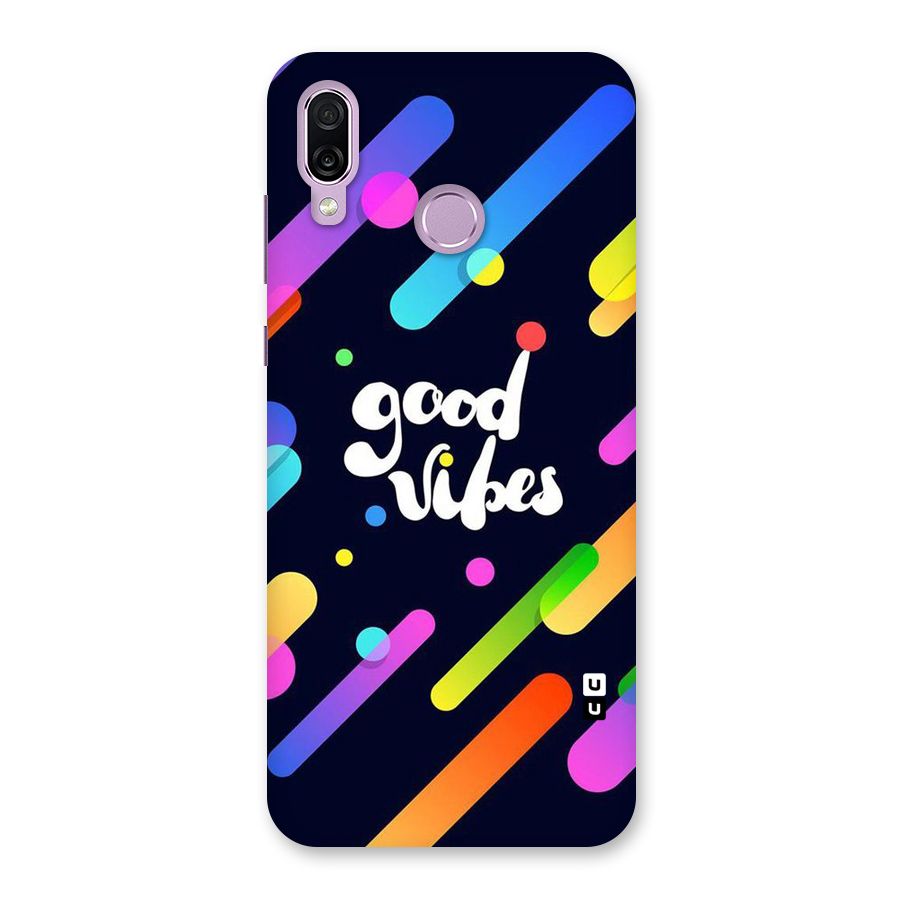 Multicolor Good Vibing Back Case for Honor Play