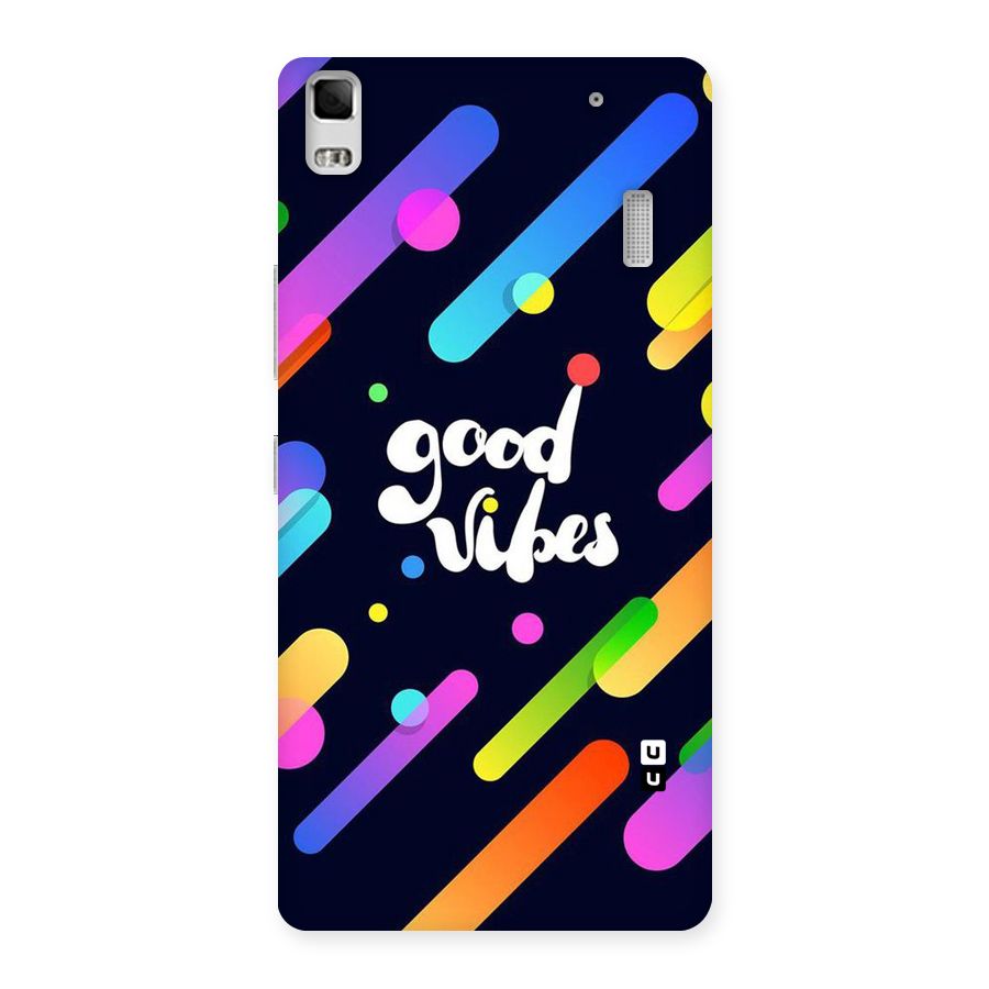 Multicolor Good Vibing Back Case for Lenovo K3 Note
