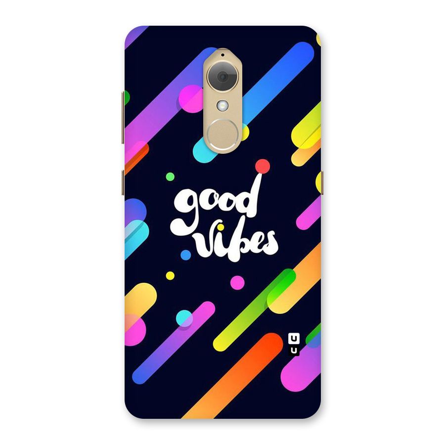 Multicolor Good Vibing Back Case for Lenovo K8